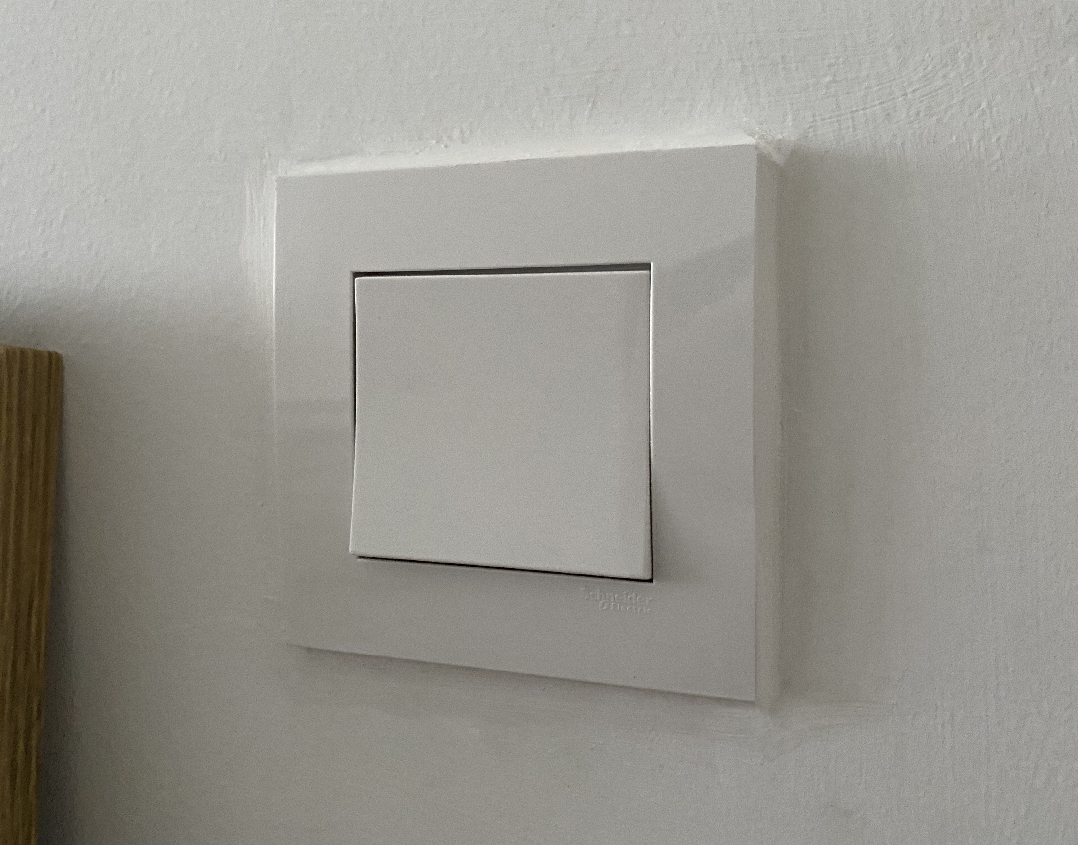A one-gang two-way switch we installed