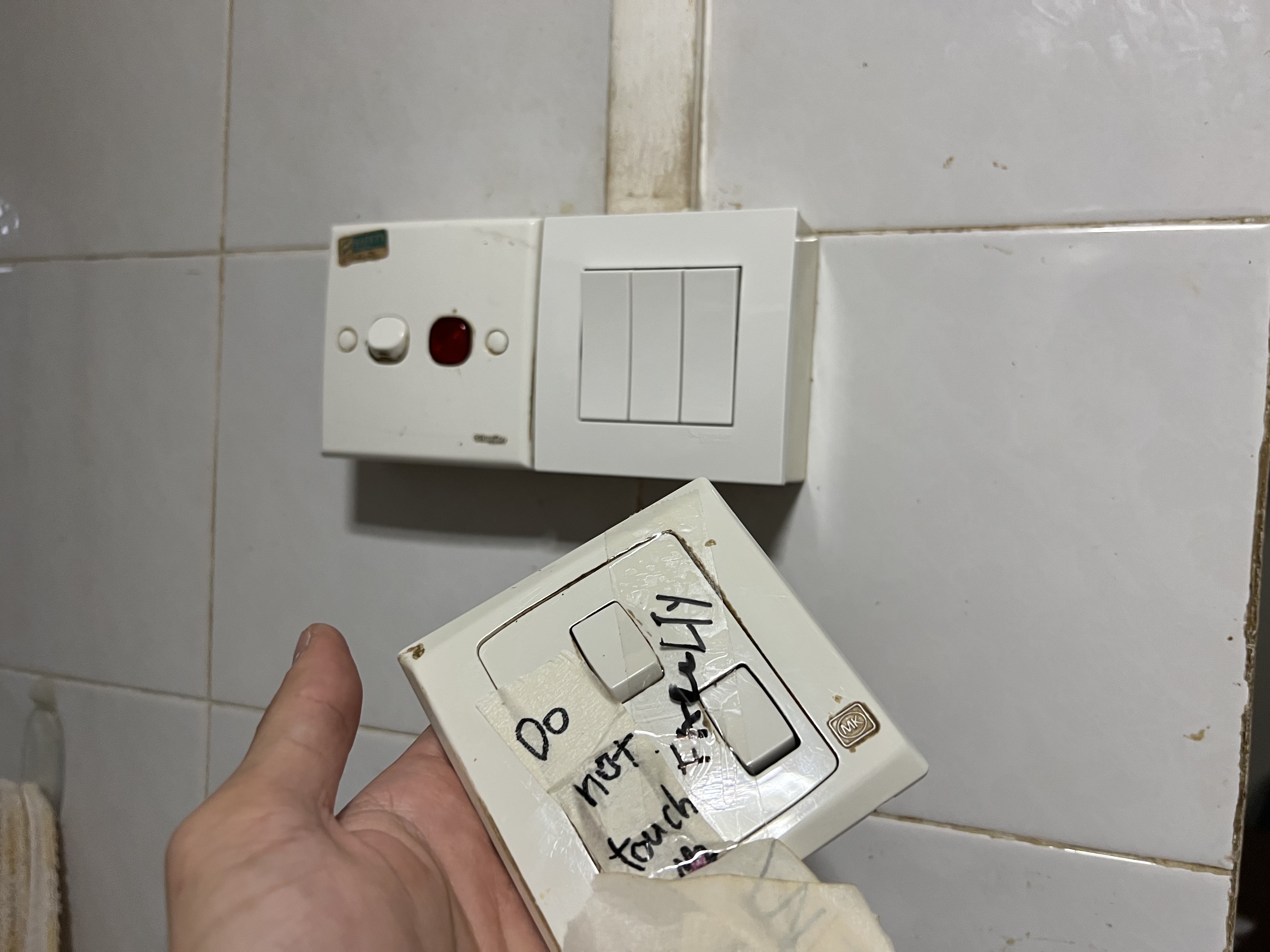 A switch that was causing a circuit breaker to trip